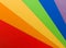 LGBT pride flag, rainbow flag background. Multicolored peace flag movement. Original colors symbol