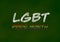 LGBT pride month background concept