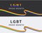 LGBT Pride Month vector set of banners with rainbow ribbons. Gift vouchers template for online shopping, holiday greeting card