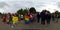LGBT Pride Parade 1-11-2021 Opole, Poland. Colorful People. Diversity community. LGBT flag Festival