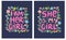 Lgbt quote I am her girl, She is my girl doubles print, concept, postcard, banner in a beautiful thematic frame of hearts, flowers