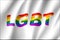 Lgbt rainbow flag color clipart