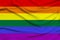 LGBT rainbow flag, Pride flag, Freedom flag - the international symbol of the lesbian, gay, bisexual and transgender community,