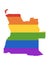 LGBT Rainbow Map of Angola