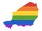 LGBT Rainbow Map of Niger