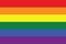 LGBT rainbow pride flag lesbian, gay, bisexual, and transgender symbol for graphic design, logo, web site, social media, mobile