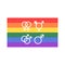 Lgbtq diversity rainbow pride concept vector isolated illustration