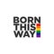 LGBTQ Plus Rainbow Flag Gay Pride Vector Template Design Element