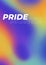 LGBTQ+ poster on gradient texture background. Textured background in lgbt colours.