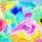 lgbtq rainbow color abstract mind spiritual background watercolor painting art healing imagine inspiring chakra illustration hand