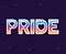 Lgtbi pride text vector design