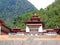 Lhakhang Karpo White temple in Haa valley located in Paro, Bhutan