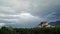 Lhasa and the Potala Palace under storm.