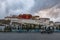 Lhasa, Tibet, China - July 5, 2022: Close up view of Potala Palace during the day in Lhasa