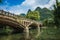 Li River Lijiang River. Pleasure boats at the pier in Xingping