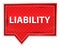 Liability misty rose pink banner button