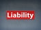 Liability Red Banner Abstract Background