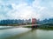 Liangqing Bridge over the Yong River in Nanning, Guangxi, China