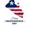 Liberia Independence day. Liberia map. Vector illustration.