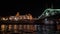 Liberty Bridge of Budapest Hungary beautiful historical landmark river night attraction view