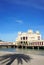 Liberty Building on the sea at Mondello beach of Palermo in Sicily