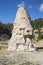 Liberty cap cone mammoth hot springs