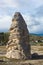 Liberty cap hot spring in Yellowstone National Park