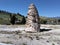 Liberty Cap in Mammoth Hot Springs Wyoming