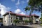 Liberty house and Clock tower in Victoria, Seychelles