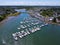 Liberty Marina aerial view, Danvers, Massachusetts, USA