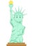 Liberty statue cartoon