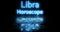 Libra sign. Mystical screensaver or presentation for astrological forecast for different zodiac signs.