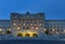 Library of Congress building at night, Washington DC United States