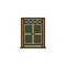 Library door filled outline icon