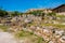 Library of Hadrian - Hadrianâ€™s Library - ruins with remaining stone archeologic artefacts at the Monstiraki square of ancient