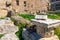 Library of Hadrian - Hadrianâ€™s Library - ruins with remaining stone archeologic artefacts at the Monstiraki square of ancient