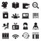 Library icons Vector illustration symbol 2