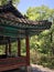 Library pavilion at the Huwon park Secret Garden. Changdeokgung palace
