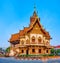 The library-shrine exterior, Wat Buppharam, Chiang Mai, Thailand