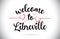 Libreville Welcome To Message Vector Text with Red Love Hearts I