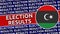 Libya Circular Flag with Election Results Titles