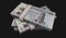 Libya Dinar money banknotes pack 3d illustration