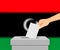 Libya election banner background. Template for your design