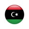 Libya flag on button