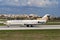 Libyan 727 landing runway 32.