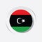 Libyan country flag circle icon vector illustration