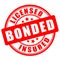 Licensed bonded insured seal