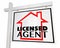 Licensed Real Estate Agent Home House Seller Sign 3d Illustration