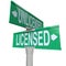 Licensed Vs Unlicensed Signs Choose Official