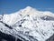 Lichtenberg Mountain and Glacier Peak in Pacific Northwest Winter